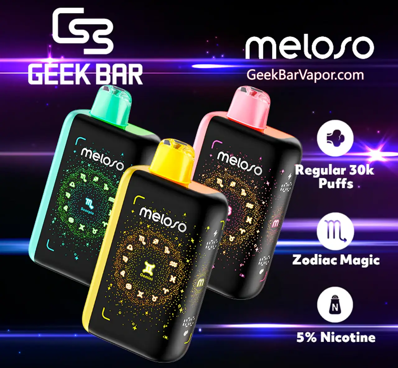 Grumpy Lime Flavor Geek Bar Meloso BAR 30K Disposable Flavors | 30000 Puffs| - NICEPRO.US