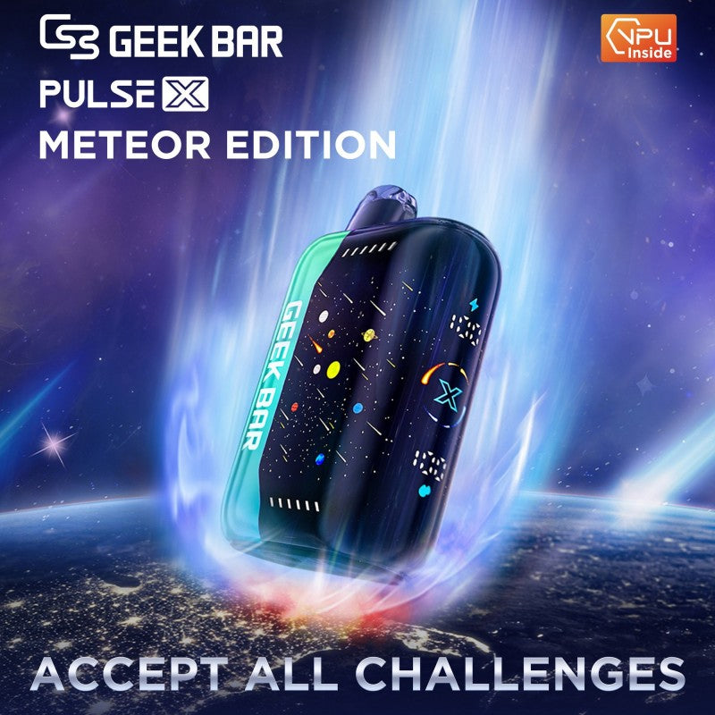 Strawberry Kiwi Ice Flavor Geek Bar Pulse X Meteor Edition Disposable Flavors - 25000 Puffs| - NICEPRO.US